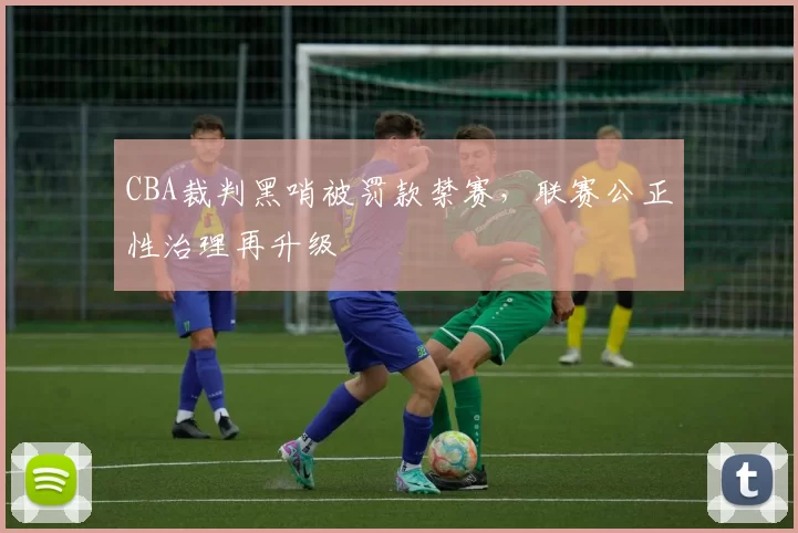 CBA裁判黑哨被罚款禁赛，联赛公正性治理再升级